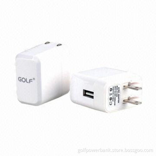 Mobile phone adapter with dual USB and glaring light